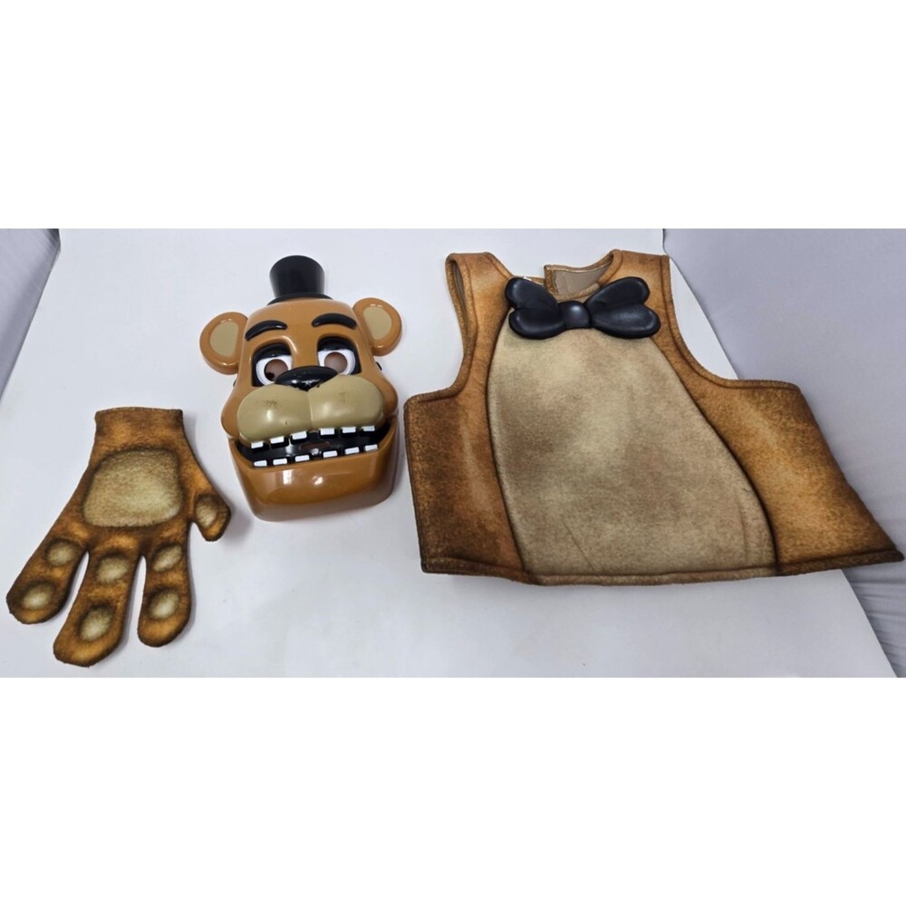 Five Nights at Freddys Freddy Fazbear Costume Kids Small Rubies Mask Vest